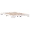 vidaXL Cadre de lit Blanc 140 x 200 cm Pin massif