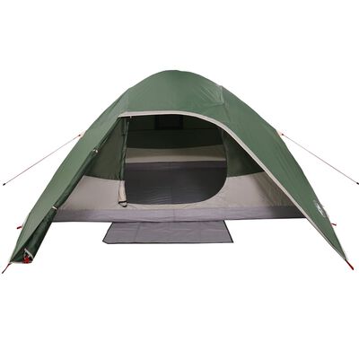 vidaXL Tente de camping à dôme 4 personnes vert imperméable