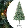 vidaXL Sapin de No&euml;l artificiel avec 300 LED Vert 180 cm PVC et Acier