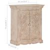 vidaXL Buffet 65x30x75 cm Bois de manguier massif