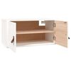 vidaXL Armoires murales 2 pcs Blanc 60x30x30 cm Bois de pin massif