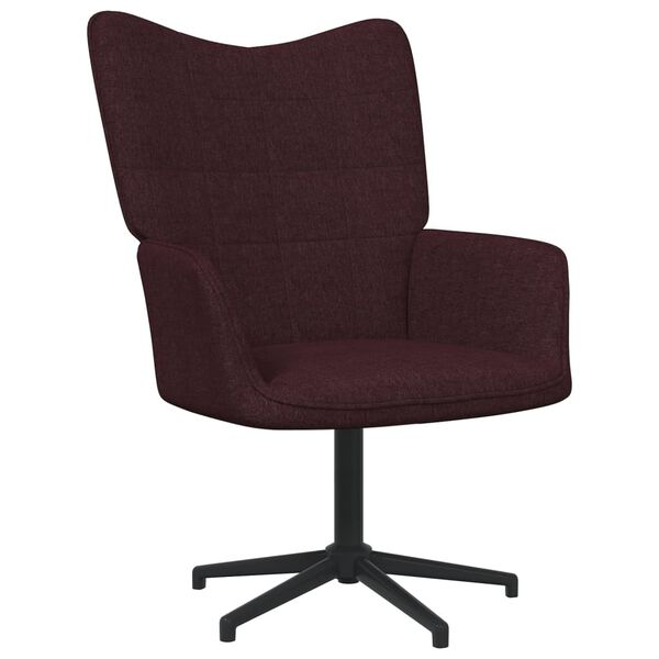 vidaXL Chaise de relaxation Violet Tissu