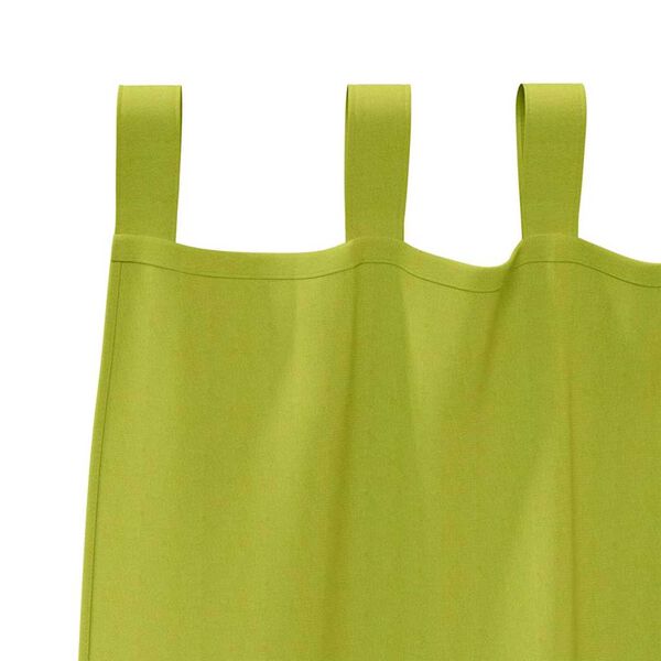 vidaXL Rideaux occultants avec anneaux 2 pcs Vert 225 x 140 cm