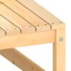 vidaXL Salon de jardin 2 pcs avec coussins Bois de pin massif