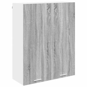 vidaXL Armoire suspendue avec stockage Gris Sonoma 80 x 31 x 100 cm
