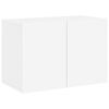 vidaXL Unit&eacute;s murales TV 5 pcs blanc bois d'ing&eacute;nierie