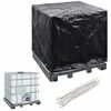vidaXL Housse de r&eacute;cipient IBC 8 &oelig;illets 116x100x120 cm