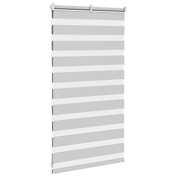 vidaXL Store z&egrave;bre gris clair largeur du tissu 80,9 cm polyester