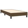 vidaXL Sommier à lattes de lit et matelas et LED Marron foncé 90x200cm