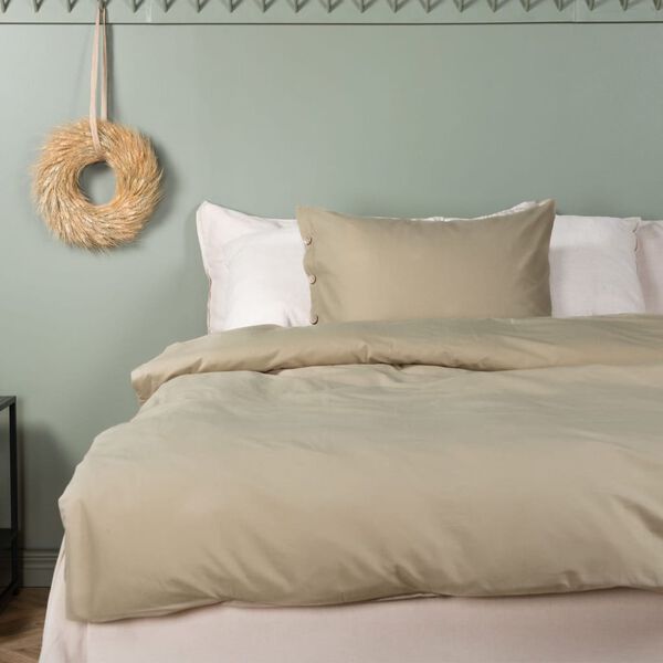 Venture Home Ensemble de lit Joar 200x150 cm Coton Sable