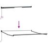 vidaXL Auvent R&eacute;tractable Multicolore 350 x 250 cm