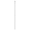 vidaXL T&ecirc;te de lit de remplacement m&eacute;tal blanc 160 cm