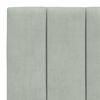 vidaXL Cadre de lit sans matelas Hanko gris clair 80x200 cm velours