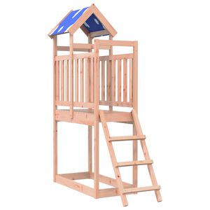 vidaXL Tour de jeu Marron 52,5 x 110,5 x 215 cm Bois solide de Douglas