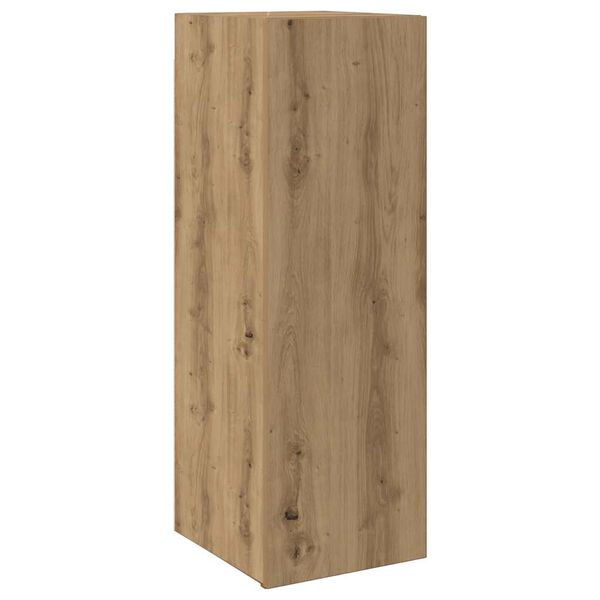 vidaXL Meubles TV muraux 3 pcs ch&ecirc;ne artisanal bois d'ing&eacute;nierie