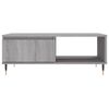 vidaXL Table basse sonoma gris 90x60x35 cm bois d'ing&eacute;nierie