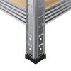 vidaXL &Eacute;tag&egrave;res de rangement &agrave; 5 niveaux 2 pcs acier bois d'ing&eacute;nierie