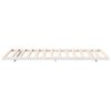 vidaXL Cadre de lit sur&eacute;lev&eacute; Blanc 80 x 220 cm Bois massif en pin
