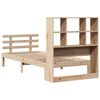 vidaXL Lit biblioth&egrave;que sans matelas 90x190 cm bois de pin massif