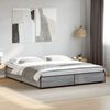 vidaXL Cadre de lit sans matelas sonoma gris 200x200 cm