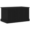 vidaXL Bo&icirc;te de Rangement Ch&ecirc;ne noir 70 x 40 x 28 cm Bois d'ing&eacute;nierie