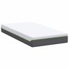 vidaXL Matelas Blanc et Gris 100 x 200 cm Tissu jacquard