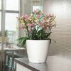 LECHUZA Jardini&egrave;re CLASSICO LS 28 ALL-IN-ONE blanc brillant 16040