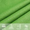 vidaXL Voile d'ombrage 160 g/m&sup2; Vert clair 3,5x3,5x4,9 m PEHD