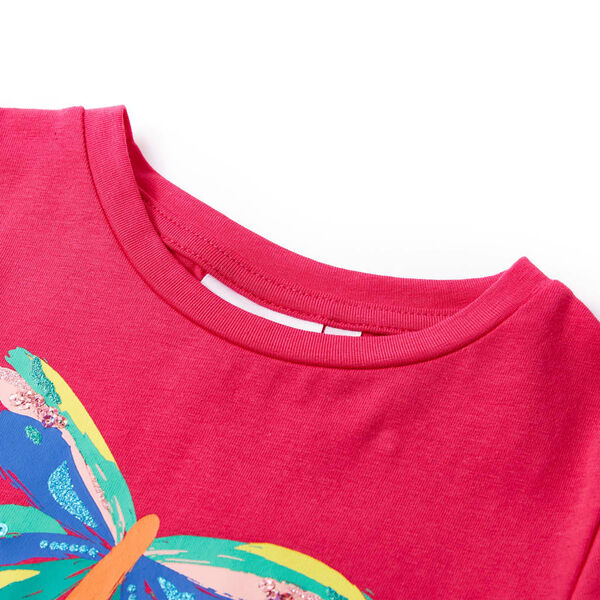 T-shirt pour enfants rose vif 104