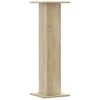 vidaXL Supports de haut-parleurs 2 pcs ch&ecirc;ne sonoma bois d'ing&eacute;nierie