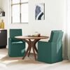 vidaXL Chaises de salle &agrave; manger 2 pcs Vert fonc&eacute; 57 x 67 x 98 cm