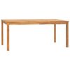 vidaXL Ensemble &agrave; manger de jardin 5pcs Bois de teck massif