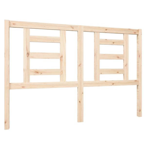 vidaXL T&ecirc;te de lit 146x4x100 cm Bois massif de pin