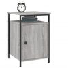 vidaXL Table de chevet sonoma gris 40x42x60 cm bois d'ing&eacute;nierie