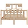 vidaXL Lit biblioth&egrave;que sans matelas 135x190 cm bois de pin massif
