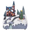 vidaXL D&eacute;coration de village de No&euml;l Multicolore 20,5 x 17 x 21 cm