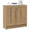 vidaXL Biblioth&egrave;que ch&ecirc;ne artisanal 82,5x30,5x80 cm bois d'ing&eacute;nierie