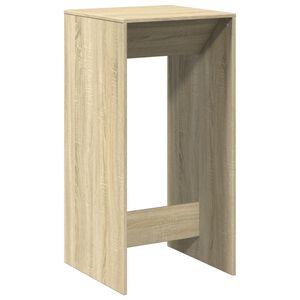 vidaXL Table de bar ch&ecirc;ne sonoma 51x50x103,5 cm bois d'ing&eacute;nierie
