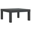 vidaXL Chaise longue avec coussins anthracite PP