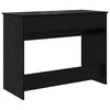 vidaXL Table de cosm&eacute;tiques avec tiroir Ch&ecirc;ne noir 100 x 45 x 76 cm