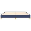 vidaXL Cadre de lit sans matelas bleu 180x200 cm tissu