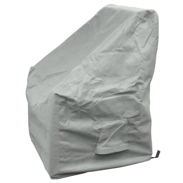 Eurotrail Housse de chaise 115x90x115/67 cm Gris