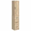 vidaXL Ensemble de Meubles 2 pc 33 x 34,5 x 87 cm Bois d'ing&eacute;nierie