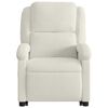 vidaXL Fauteuil inclinable Cr&egrave;me Velours