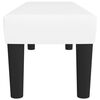 vidaXL Banc Blanc 100x30x30 cm Similicuir