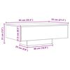 vidaXL Table basse ch&ecirc;ne artisanal 85x55x31 cm bois d'ing&eacute;nierie