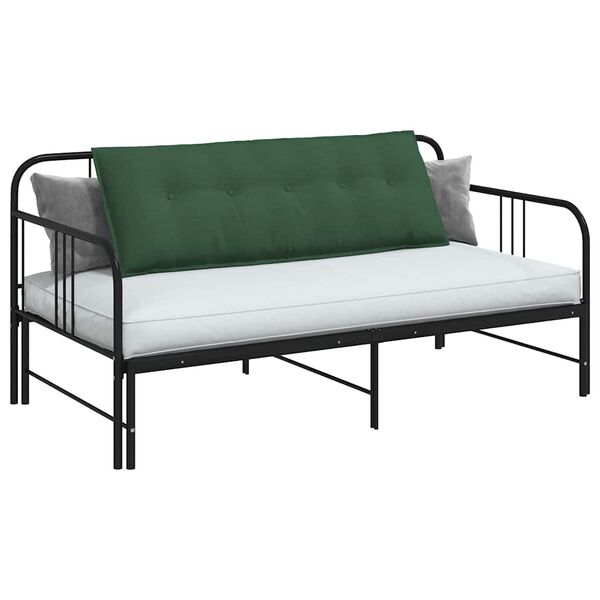 vidaXL Coussin de Dos Vert Jungle 140 x 50 cm Tissu en velours c&ocirc;tel&eacute;