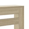 vidaXL Cache-radiateur ch&ecirc;ne sonoma 149x20x82 cm bois d'ing&eacute;nierie