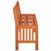 vidaXL Banc de jardin 137 cm Bois d'eucalyptus solide