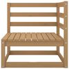 vidaXL Salon de jardin 6 pcs marron miel bois de pin massif
